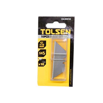 TOLSEN-KNIFE BLADE 10PK SK5 BLISTER each